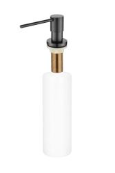 Ausmann Lirio Built-in Soap Dispenser Gun Metal, refillable from the top 1208971201