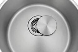 Pure.Sink Rondo RVS Ronde Spoelbak Vlakinbouw, Onderbouw en Opbouw 37 cm PRN38-02