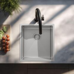 Pure.Sink Luxion Stainless steel sink 36x40 cm undermount, flush mount, and top mount  PLX3640-02