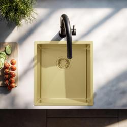 Pure.Sink Luxion Gold sink 36x40 cm undermount, flush mount, and surface mount PLX3640-60
