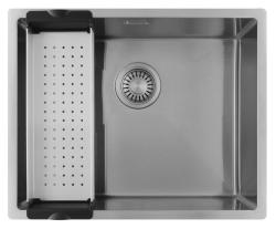 Pure.Sink Luxion RVS spoelbak 50x40 cm onderbouw, vlakinbouw en opbouw  PLX5040-02