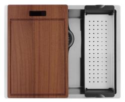 Pure.Sink Luxion RVS spoelbak 50x40 cm onderbouw, vlakinbouw en opbouw  PLX5040-02