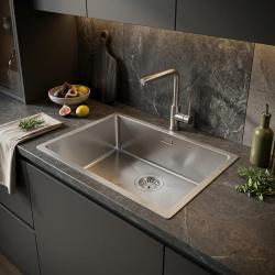 55x40 stainless steel dark