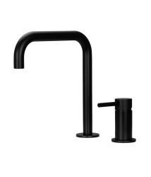 Pure.Sink Luxion 2-hole Matte Black Kitchen Faucet with U Spout PLX2HU-10