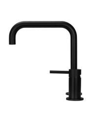 Pure.Sink Luxion 2-gats Mat Zwarte keukenkraan met U uitloop PLX2HU-10