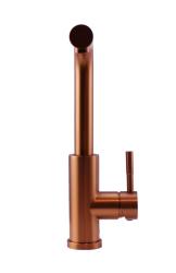 Pure.Sink Elite Steel Spark-S keukenkraan PVD koper met uittrekbare uitloop PS8041-62