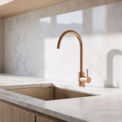 Pure.Sink Elite Steel Stream keukenkraan PVD koper  PS8044-62