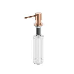 Pure.Sink Elite Steel Shine inbouw Zeepdispenser PVD koper van boven navulbaar PS9010-62