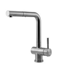 Pure.Sink Elite Steel Pulse-S Stainless Steel Kitchen Faucet with Pull-Out Spout PS8500-02