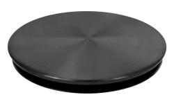 Pure.Sink Universal afvoer bedekking, korfplug kapje Gun metal rond geslepen deksel voor putje WSTCOV-61