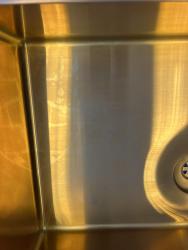 OUTLET Beschadigd!! Pure.Sink Exclusivo grote Koperen spoelbak 70x40 cm 10mm radius onderbouw, vlakinbouw en opbouw 1208972332
