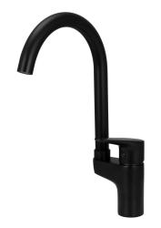 Aquanello Casa Kitchen Faucet Black Top Handle BL-1202-CS