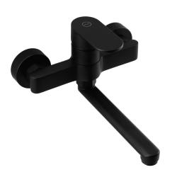Aquanello Casa Single Lever Kitchen Wall Faucet Black BL-1420-CS