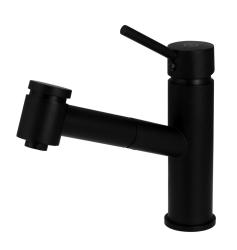 Aquanello Voss Black Kitchen Mixer Tap BL-7200-VS