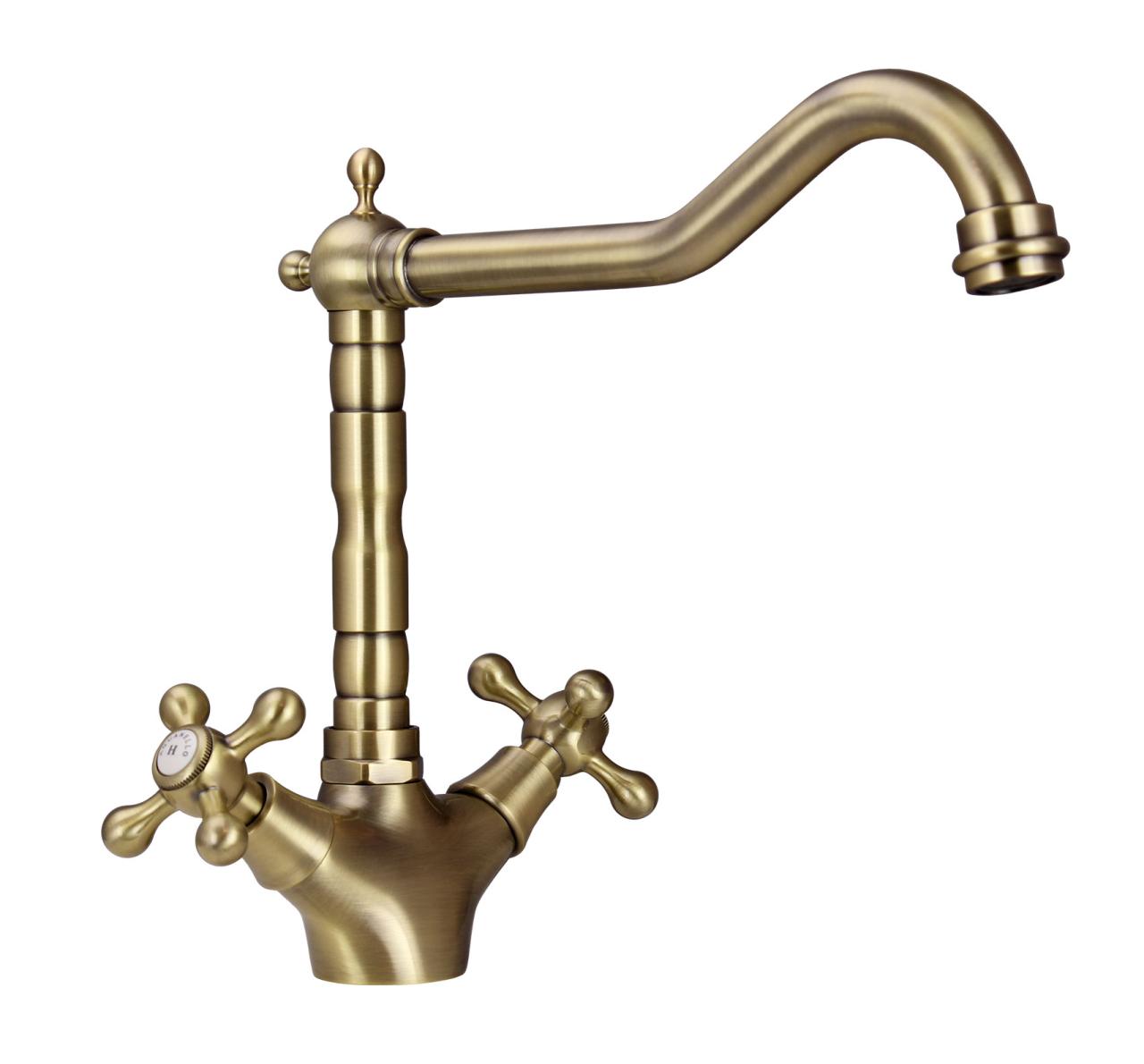 Aquanello Heritage Ascot Bronze Kitchen Faucet BN-4002-HA