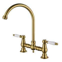 Aquanello Heritage Manor Bronze Kitchen Faucet BN-4001-HA