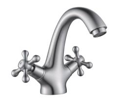 Aquanello Heritage Ascot Klassieke Nostalgische Wastafelmengkraan RVS NB-4101-HA