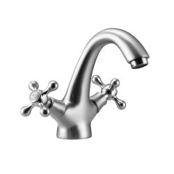 Aquanello Heritage Ascot Nostalgic Sink Mixer RVS NB-4101-HA