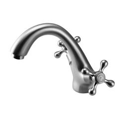 Aquanello Heritage Ascot Klassieke Nostalgische Wastafelmengkraan RVS NB-4101-HA