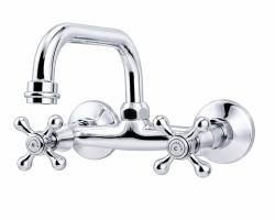 Aquanello Heritage Ascot Wall Kitchen Faucet CR-4110-HA