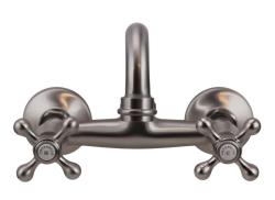 Aquanello Heritage Ascot Klassieke Keuken Muurkraan Boven Uitloop RVS NB-4110-HA