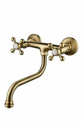 Aquanello Heritage Ascot Classic Kitchen Wall Tap Bronze BN-4111-HA