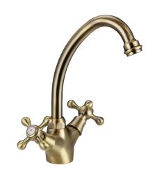 Aquanello Heritage Ascot Bronze Kitchen Tap BN-4004-HA