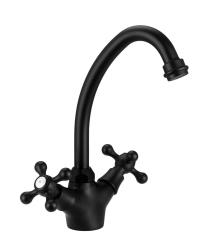 Aquanello Heritage Ascot Nostalgic Kitchen Tap Black BL-4004-HA