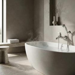 Aquanello Heritage Manor Classic Bath Mixer Tap Chrome CR-3001-HM