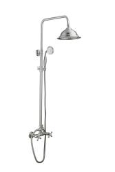 Aquanello Heritage Ascot Klassieke Doucheset Opbouw Douchekolom RVS NC-2003-HA