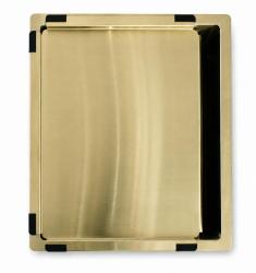 Pure.Sink Comfort gouden mobiele afdruipschaal afdruipplaat 430x325mm voor spoelbak PEXTRAY-60