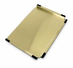 Pure.Sink Comfort gouden mobiele afdruipschaal afdruipplaat 430x325mm voor spoelbak PEXTRAY-60