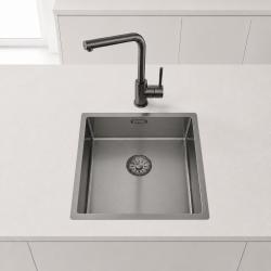 Pure.Sink Comfort RVS spoelbak 34x40 cm onderbouw, vlakbouw en opbouw PCM3440-02