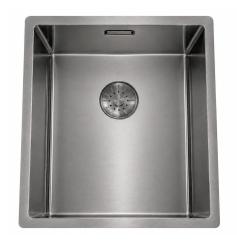Pure.Sink Comfort PVD Gun Metal sink, 34x40 cm, undermount, flush-mount, and top-mount PCM3440-61