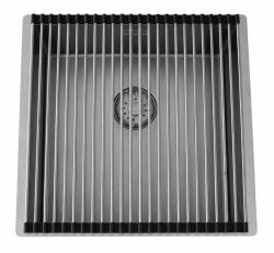 Pure.Sink Comfort PVD Gunmetal sink, 40x40 cm, 10 mm radius, undermount, flush-mount, and top-mount, PCM4040-61