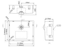 Pure.Sink Comfort Stainless steel sink, 50x40 cm, 10 mm radius, undermount, flush-mount, and top-mount, PCM5040-02