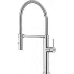 Franke Pescara Semi Pro L Kitchen faucet with flexible spout, stainless steel 115.0741.700