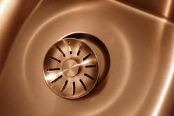 Pure.Sink Comfort grote PVD Rosé Koper spoelbak 70x40 cm 10mm radius onderbouw, vlakbouw en opbouw PCM7040-62