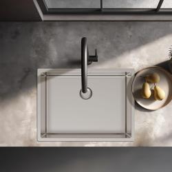 Pure.Sink Comfort Stainless steel sink, 55x40 cm, undermount, flush-mount, and top-mount PCM5540-02