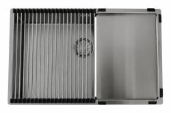 Pure.Sink Comfort Gun Metal Roll Mat for Sink RM-GunMetal