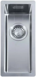 ABK Bingara small stainless steel sink 15x40cm flush mount, undermount, and top mount KS51015001 6300-BIN15fVI