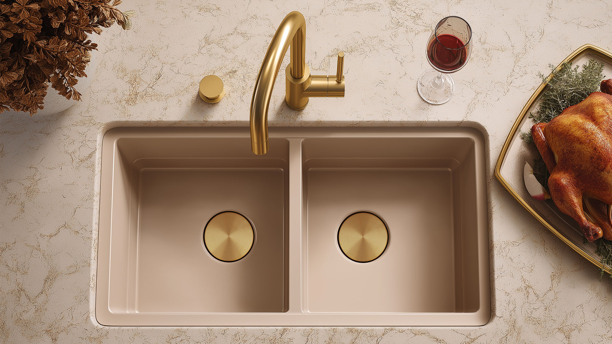 The Ultimate Cleanup: Why a Double Bowl Sink Is a Host’s Best Friend