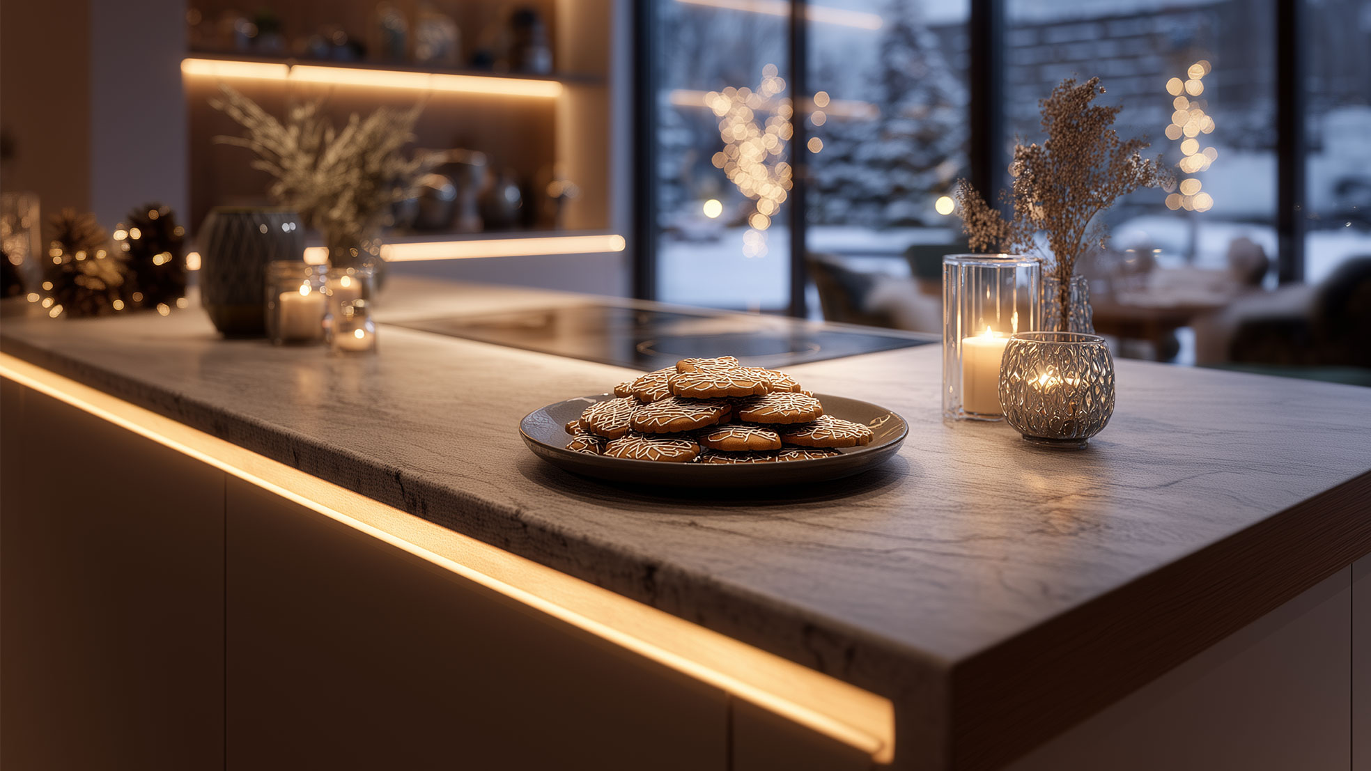 Why Under-Cabinet LED Strips Are Perfect for Holiday Nights