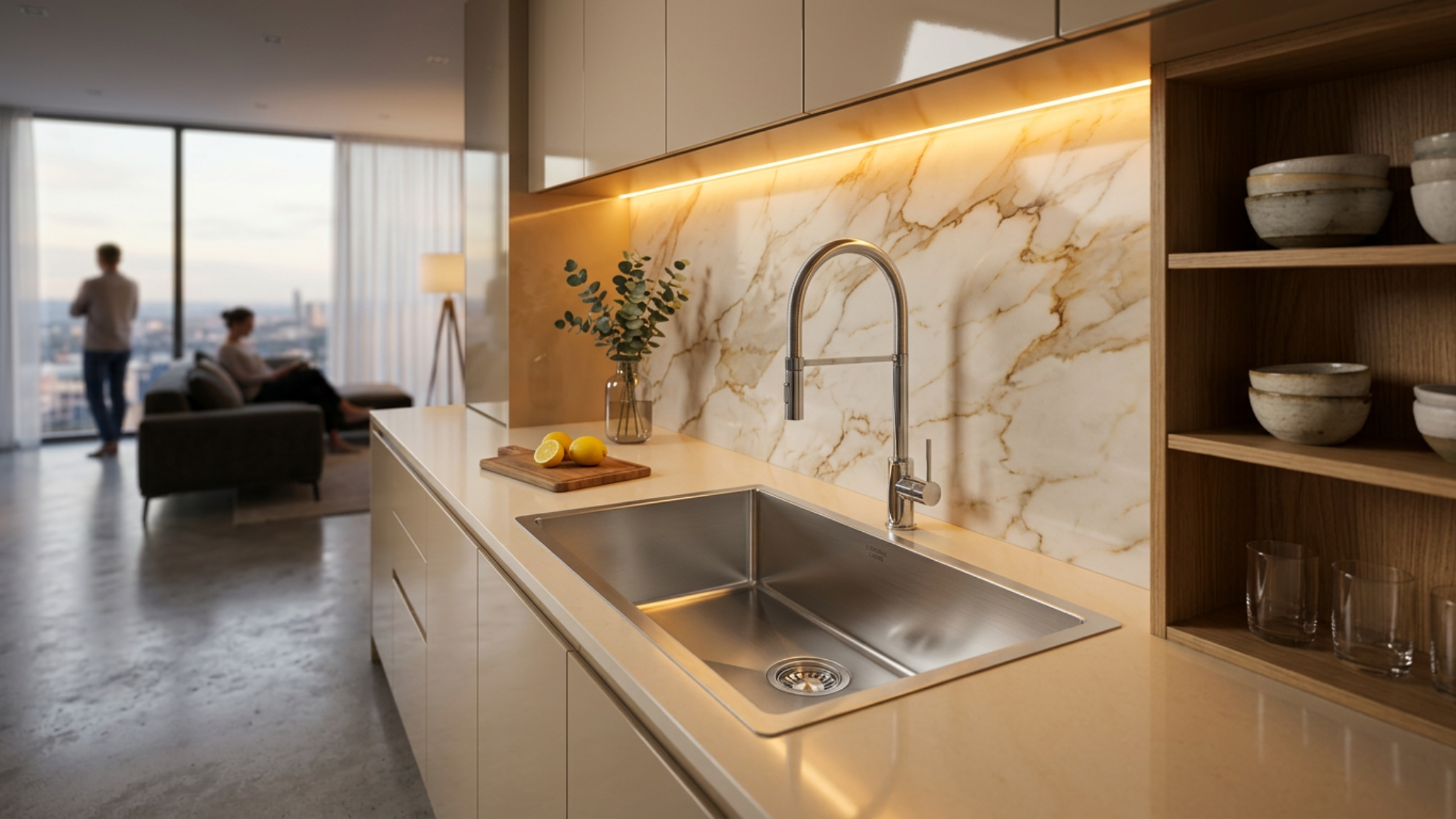 Kücheninspiration 2026: Stile und die perfekte Kombination aus Spüle und Wasserhahn